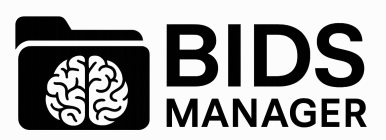 BIDS manager tutorial - Home